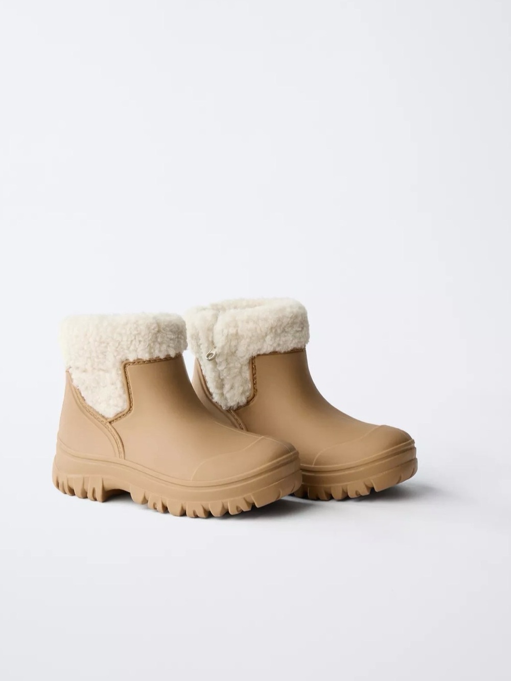 Zara fleece lined rain boots
